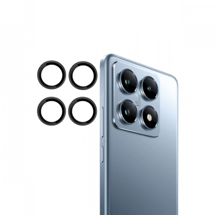 Joko Xiaomi Mi 14T Pro PVD Metal Kamera Lens - Siyah