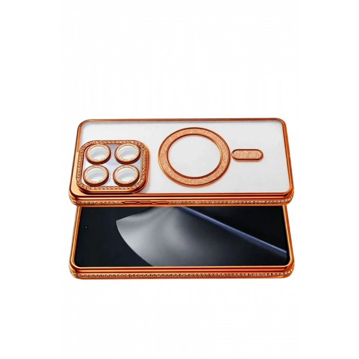 Joko Xiaomi Mi 15T Pro Joke Simli Magneticsafe Kılıf - Turuncu