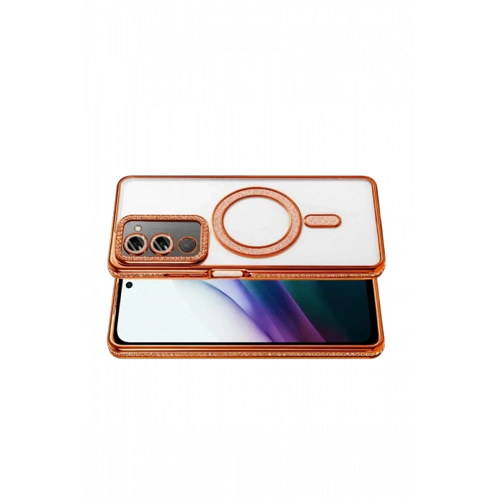 Joko Xiaomi Redmi 15 4G Joke Simli Magneticsafe Kılıf - Turuncu