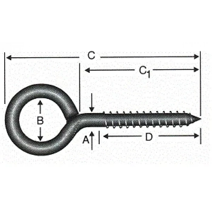 Kaynaklı Vida 8x190 - 50 Adet