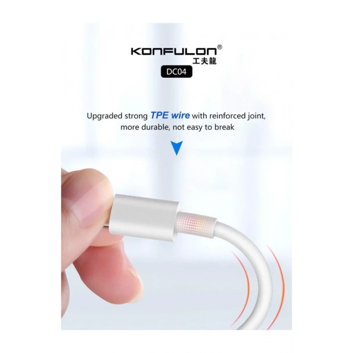 Konfulon DC04 Süper Hızlı Micro USB Kablo 1M 2A