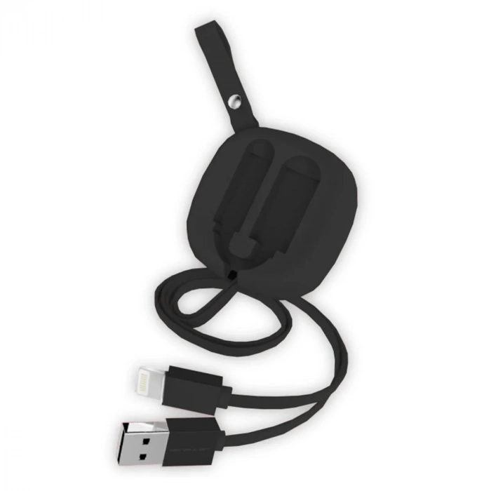 Konfulon S80 Lightning Kablo iphone Uyumlu 20cm-1M 2A - Siyah