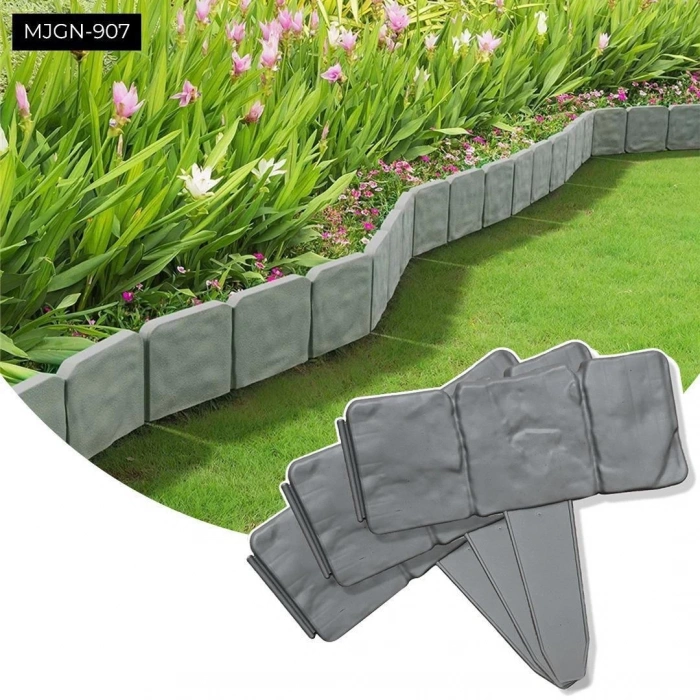 Taş Görünümlü Bahçe Çiti