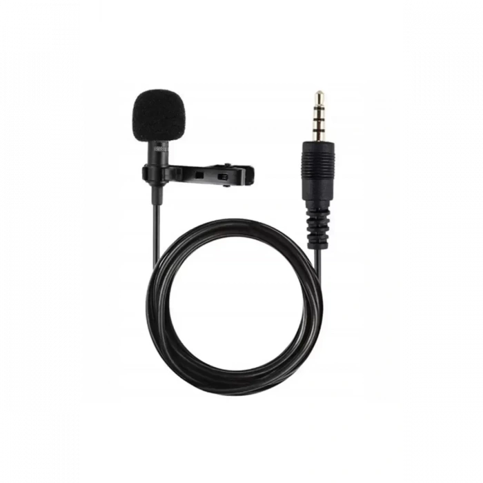 Newface 3.5mm Jak 1.5 Metre Double Mikrofon - Siyah