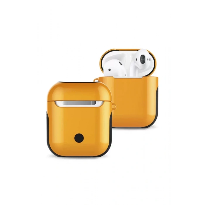 Newface Apple Airpods 2 (2.nesil) 3in1 Kılıf - Sarı