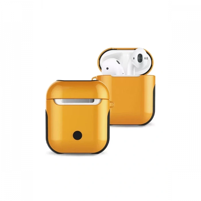 Newface Apple Airpods 2 (2.nesil) 3in1 Kılıf - Sarı