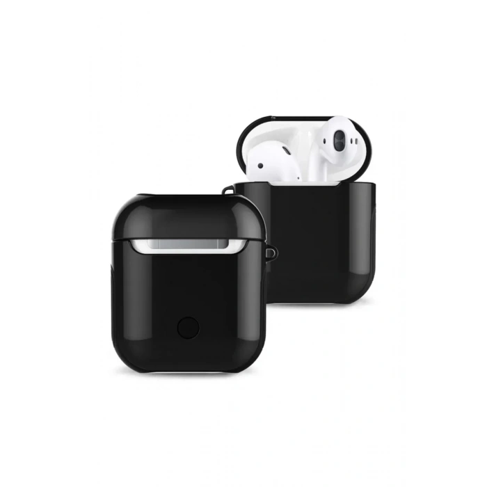 Newface Apple Airpods 2 (2.nesil) 3in1 Kılıf - Siyah