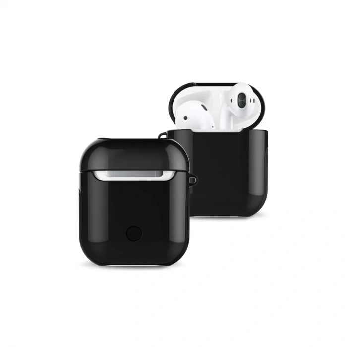 Newface Apple Airpods 2 (2.nesil) 3in1 Kılıf - Siyah