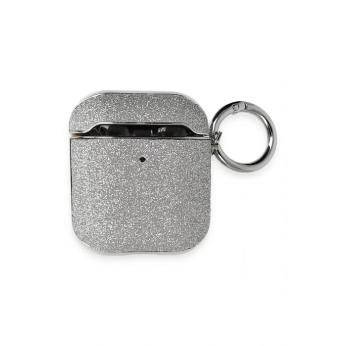 Newface Apple Airpods 2 (2.nesil) Spell Simli Kılıf - Gümüş