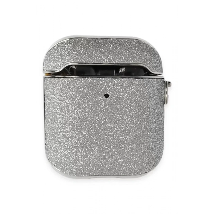 Newface Apple Airpods 2 (2.nesil) Spell Simli Kılıf - Gümüş