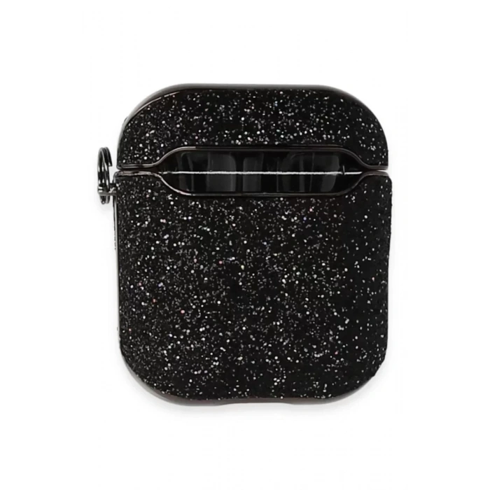 Newface Apple Airpods 2 (2.nesil) Spell Simli Kılıf - Siyah