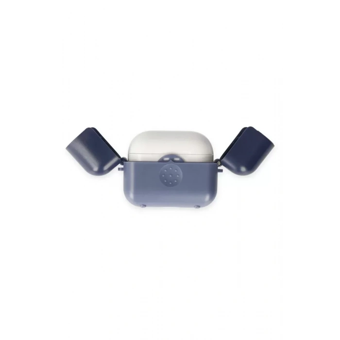Newface Apple Airpods 3 (3.nesil) Basmalı Kılıf - Mavi-Lacivert