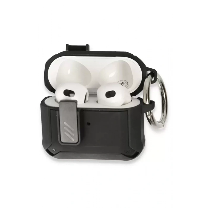 Newface Apple Airpods 3 (3.nesil) Truva Kılıf - Siyah