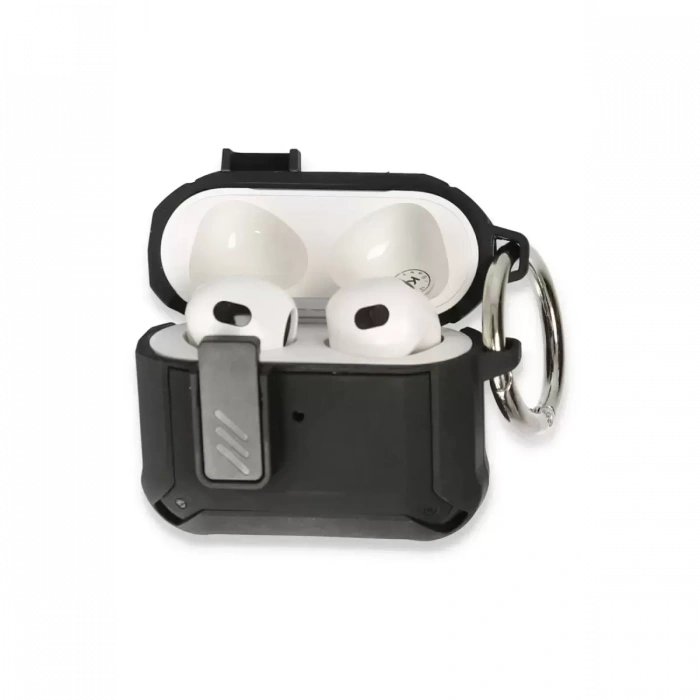 Newface Apple Airpods 3 (3.nesil) Truva Kılıf - Siyah