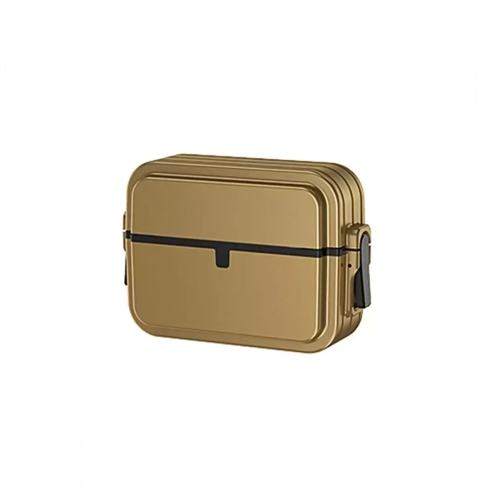Newface Apple Airpods Pro 2 (2.nesil) 404 Kilitli Kılıf - Gold