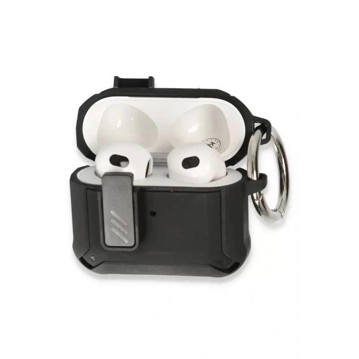 Newface Apple Airpods Pro 2 (2.nesil) Truva Kılıf - Siyah