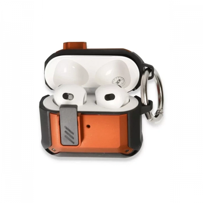 Newface Apple Airpods Pro 2 (2.nesil) Truva Kılıf - Turuncu