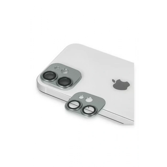 Newface Apple İphone 11 Pers Alüminyum Kamera Lens - Yeşil