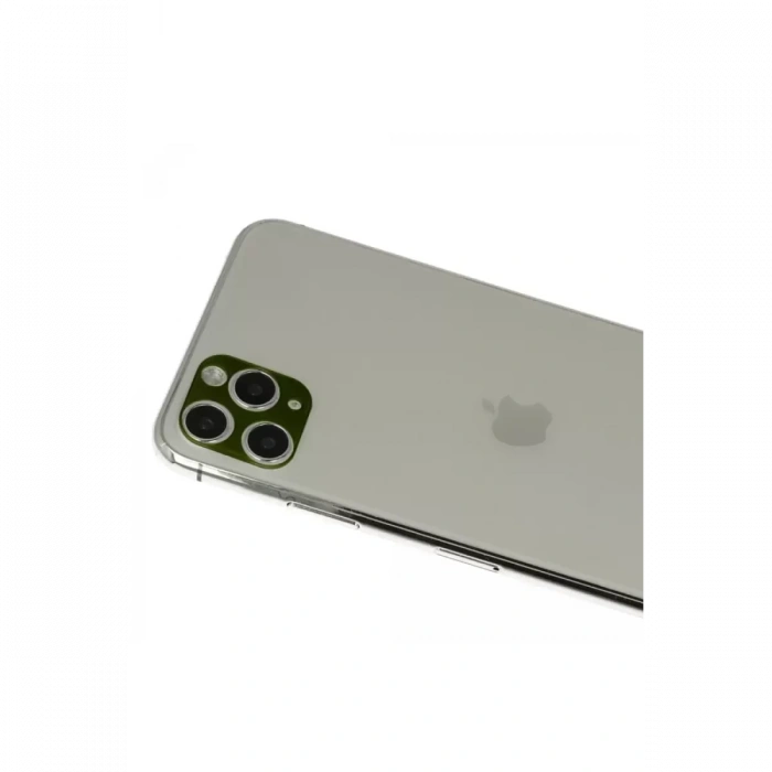 Newface Apple İphone 11 Pro Max Rainbow Kamera Lens Koruma Cam - Yeşil