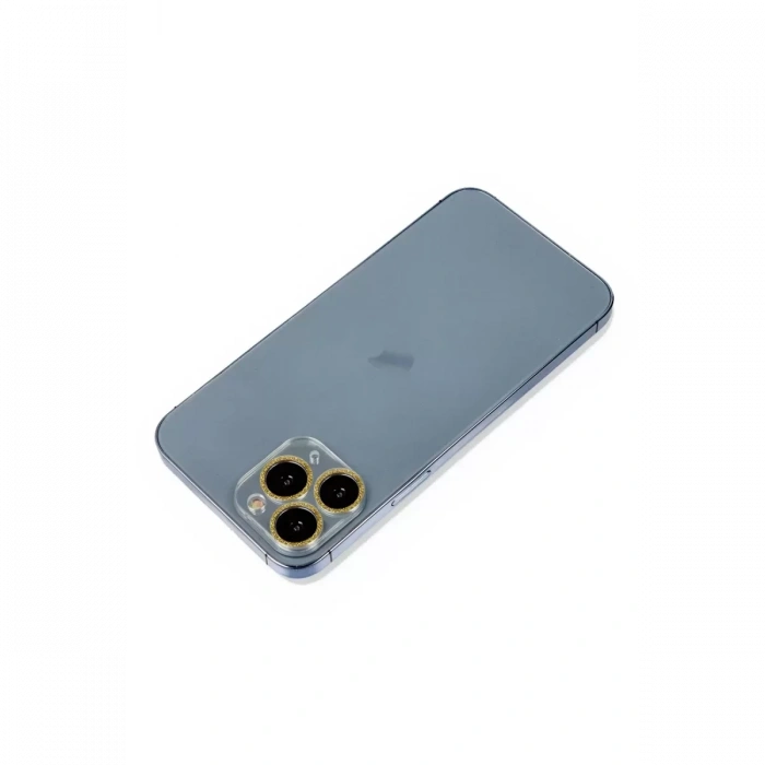 Newface Apple İphone 11 Pro Shine Kamera Lens Koruma Cam - Gold