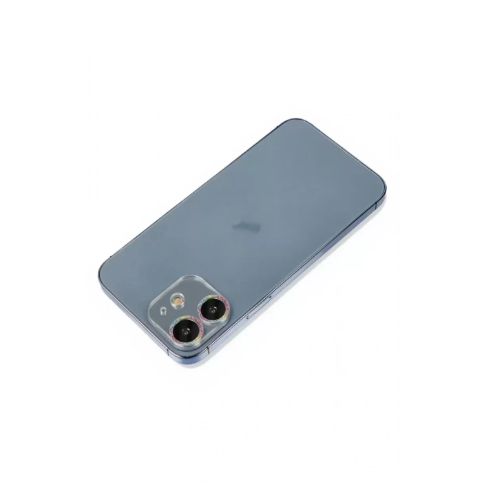 Newface Apple İphone 12 Mini Shine Kamera Lens Koruma Cam - Rainbow