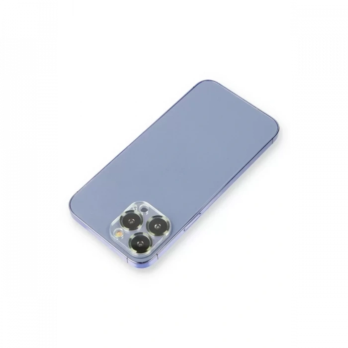 Newface Apple İphone 12 Pro Metal Kamera Lens Koruma Cam - Koyu Yeşil