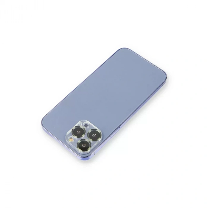 Newface Apple İphone 12 Pro Metal Kamera Lens Koruma Cam - Koyu Yeşil