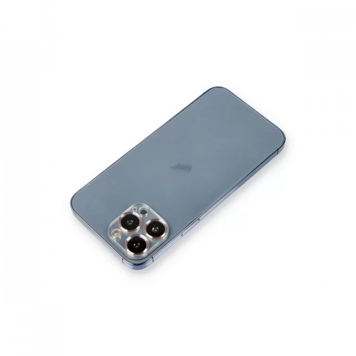 Newface Apple İphone 12 Pro Metal Kamera Lens Koruma Cam - Mor