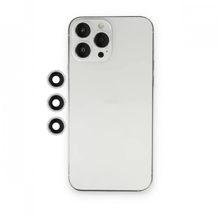 Newface Apple İphone 12 Pro Shine Kamera Lens - Gümüş
