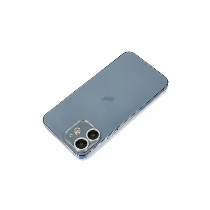 Newface Apple İphone 12 Shine Kamera Lens Koruma Cam - Gümüş