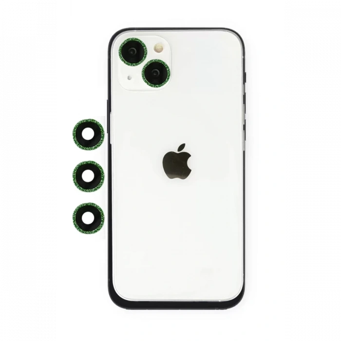 Newface Apple İphone 14 Shine Kamera Lens - Yeşil