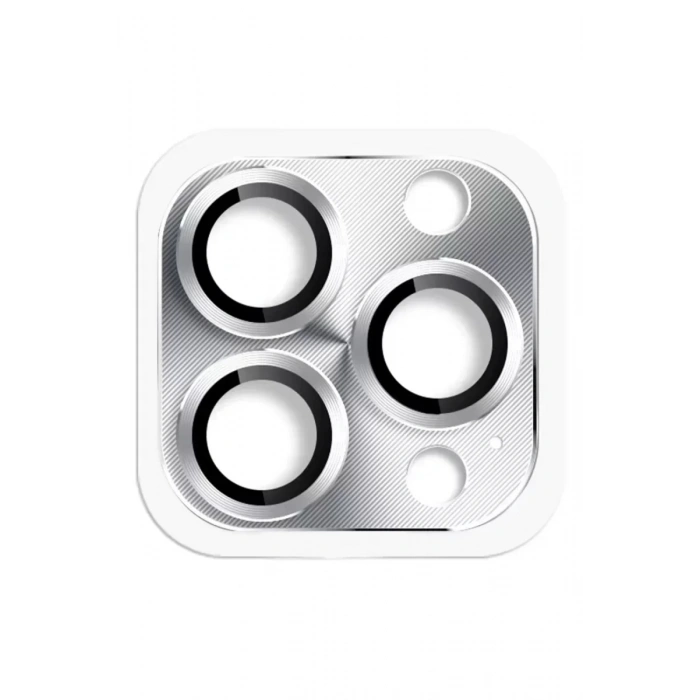 Newface Apple İphone 16 Pro Max Pers Alüminyum Kamera Lens - Gümüş