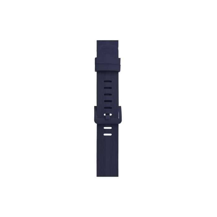 Newface Apple Watch 38mm Kr408 Çizgili Silikon Kordon - Lacivert