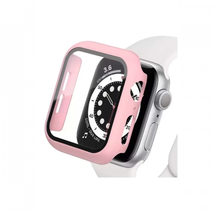 Newface Apple Watch 40mm Camlı Kasa Ekran Koruyucu - Rose Gold