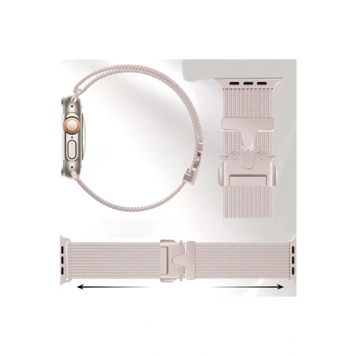 Newface Apple Watch 42mm Milano Metal Kordon - Desert