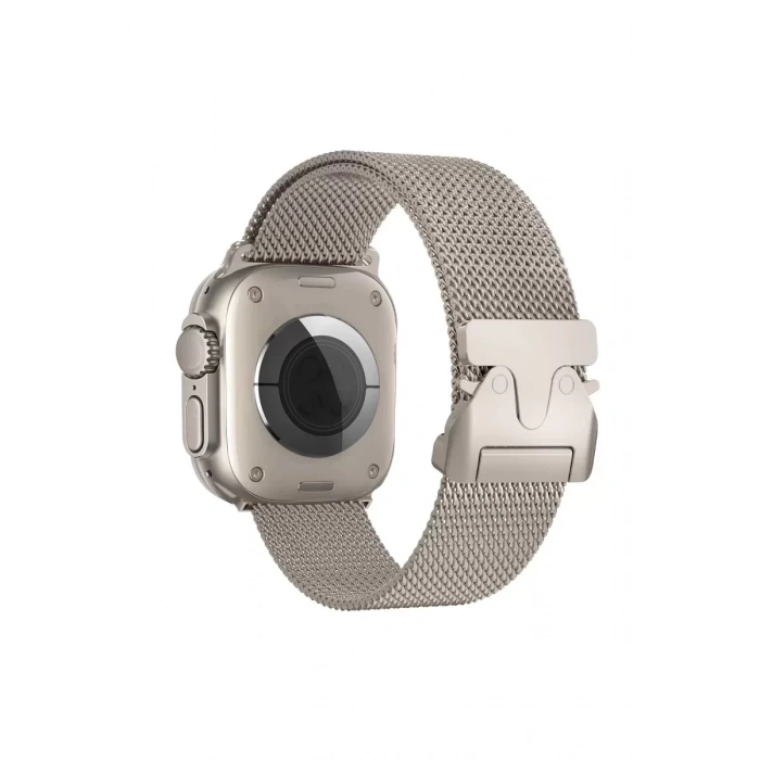 Newface Apple Watch 42mm Milano Metal Kordon - Titan Gri