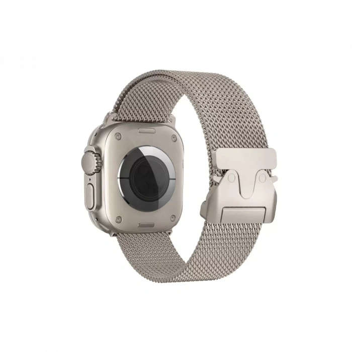 Newface Apple Watch 42mm Milano Metal Kordon - Titan Gri