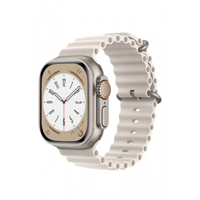 Newface Apple Watch 42mm Ocean Kordon - Krem