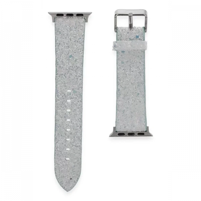 Newface Apple Watch 42mm Starry Taşlı Kordon - Mavi