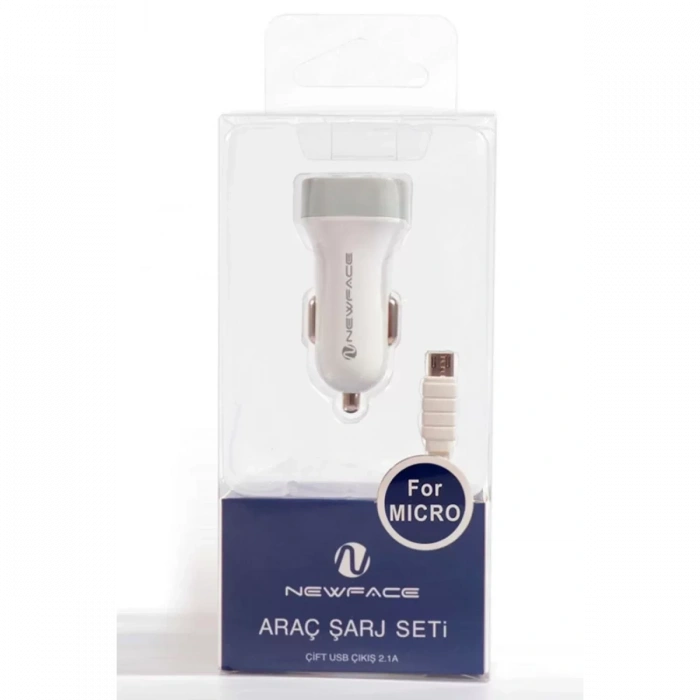Newface C17 Micro USB 2.1A Araç Şarjı