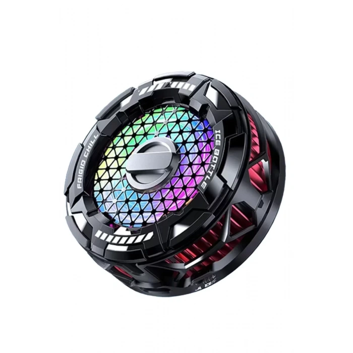 Newface Fs02 15w Rgb Radyatör Telefon Soğutucu Fan - Siyah