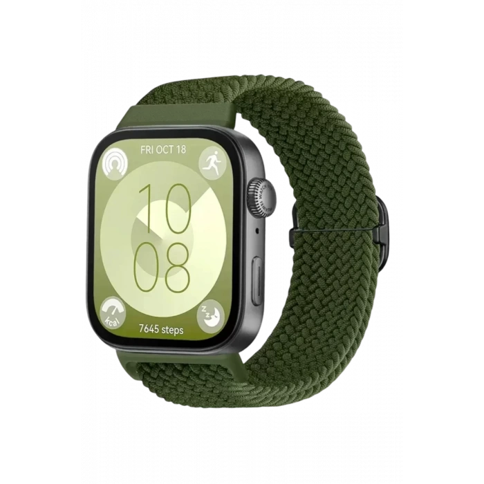 Newface Huawei Fit 4 Star Kordon - Koyu Yeşil