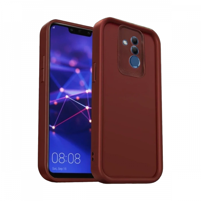 Newface Huawei Mate 20 Lite Kılıf Viera Silikon - Bordo