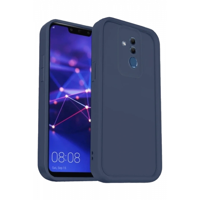 Newface Huawei Mate 20 Lite Kılıf Viera Silikon - Lacivert