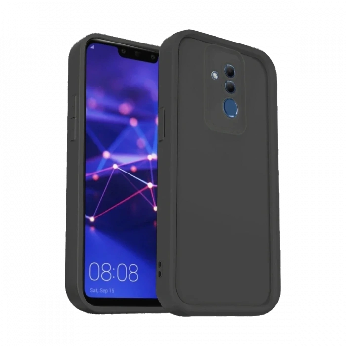 Newface Huawei Mate 20 Lite Kılıf Viera Silikon - Siyah