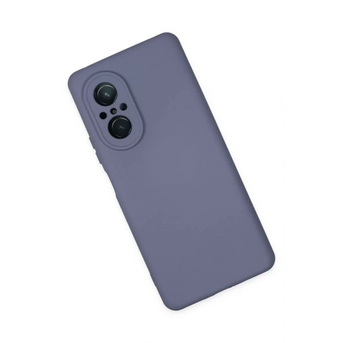 Newface Huawei Nova 9 SE Kılıf Nano içi Kadife Silikon - Gri