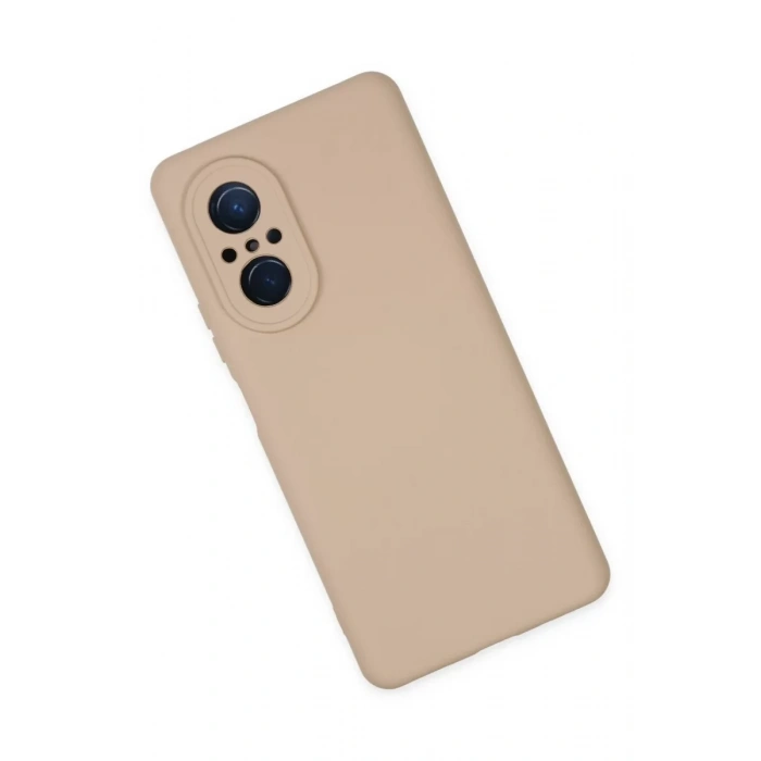 Newface Huawei Nova 9 SE Kılıf Nano içi Kadife Silikon - Pudra