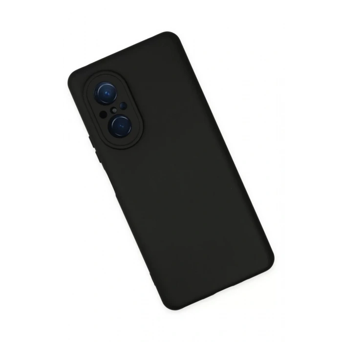 Newface Huawei Nova 9 SE Kılıf Nano içi Kadife Silikon - Siyah