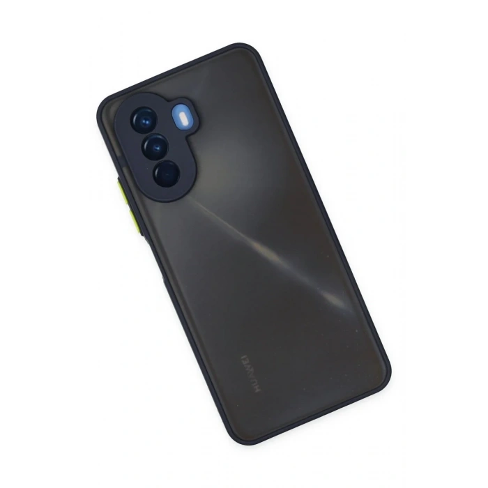 Newface Huawei Nova Y70 Kılıf Montreal Silikon Kapak - Lacivert