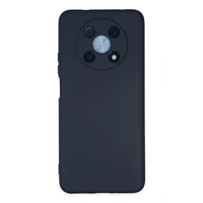 Newface Huawei Nova Y90 Kılıf Nano içi Kadife Silikon - Lacivert